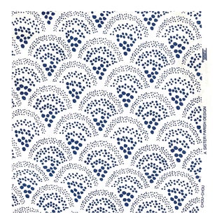 1 7/8 Yards Sister Parish Chou Chou Dark Blue Fabric For Sale