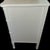 1960s Faux Bamboo Nine Drawer Dresser White Lacquer - Bali Hai Style For Sale - Image 4 of 9