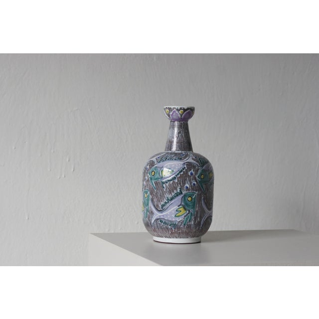 Ceramic Vase from Laholm, Sweden, 1960s For Sale - Image 6 of 6