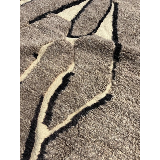 Hand Made Berber Wool Rug, 2010s For Sale - Image 6 of 8