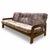 Mid-Century Modern Vintage Sofa in Wooden Frame, 1970s For Sale - Image 3 of 10