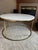 Anthropologie Anthropologie Leavenworth Oval Marble Coffee Table For Sale - Image 4 of 5