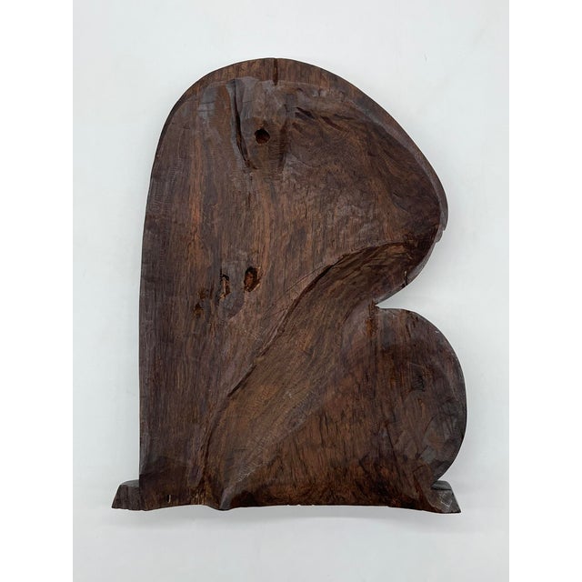 African Maasai Sculpture in Makassar Ebony, 1970s For Sale - Image 12 of 14