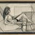 A mid-century charcoal on paper figural study of a reclining woman by marceau constantin (1918-2017). Signed 'm...
