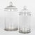 French Mid-Century Modern Glass Apothecary Jars, Set of 2 For Sale - Image 4 of 11