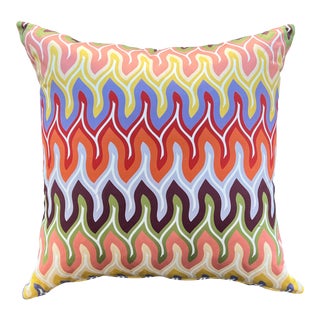 Custom Pillow in Missoni Nadaun Fabric For Sale