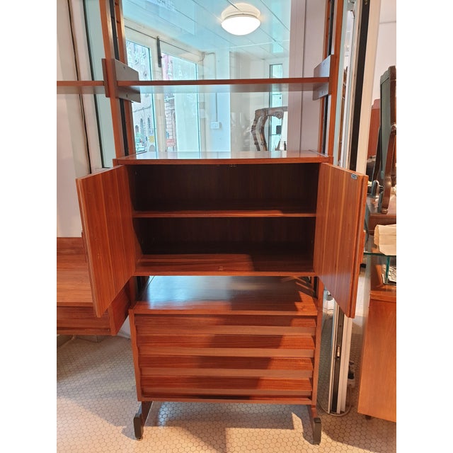 Swedish Teak & Metal Modular Library, 1960s For Sale - Image 5 of 18