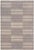 Doris Leslie Blau Swedish Mid-Century Striped Beige Flatweave Rug Double Sided For Sale