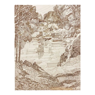 1990s Ron Yrabedra River Landscape For Sale