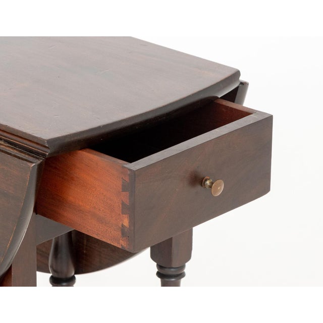 Early 20th Century Jacobean Style Rosewood Gate Leg Drop Leaf Table For Sale - Image 5 of 10