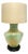 Mid 20th Century Large Celadon Green Ceramic Urn Table Lamp For Sale