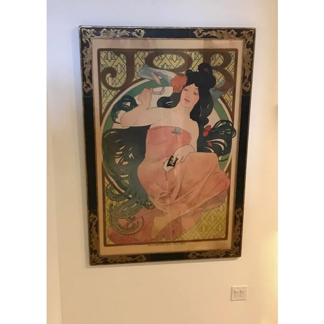 Late 19th Century Art Nouveau Alphonse Mucha Original Job Poster, 1898 For Sale - Image 5 of 13