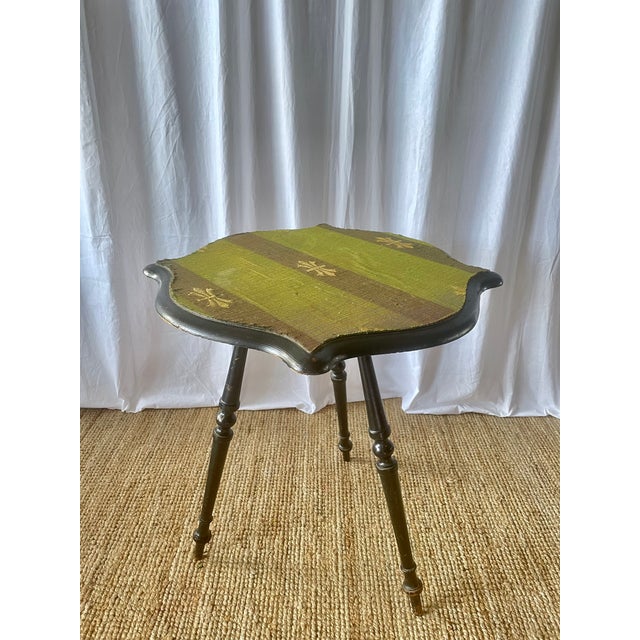 Wood Napoleon III Style Tripod Pedestal Table, 1890s For Sale - Image 7 of 14