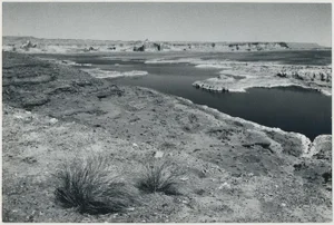 Lake Powell, Utah/Arizona, USA, 1960s, Black & White Photograph