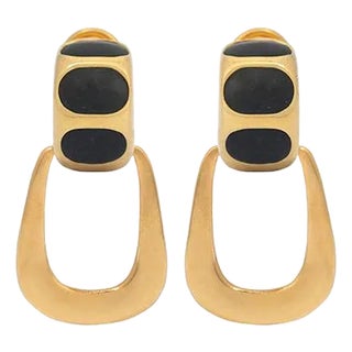 Bloodstone Medium Dangle Earrings - Set of 2 For Sale