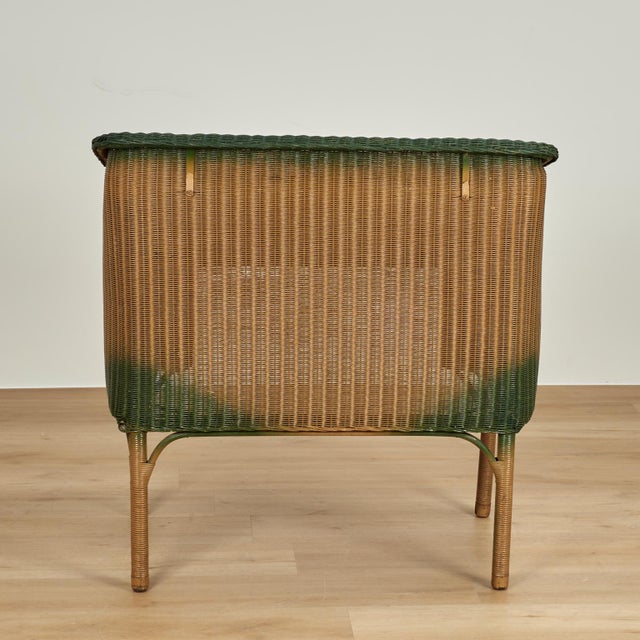Two Piece Set of Antique Wicker by Lloyd Loom For Sale - Image 9 of 18