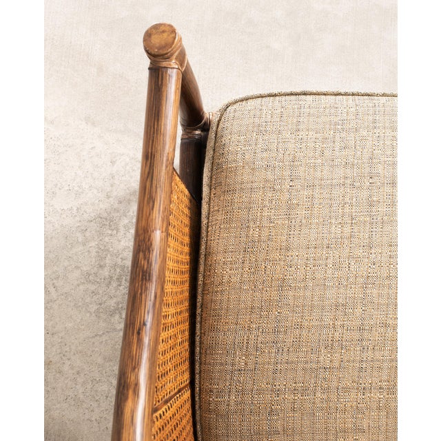 McGuire Organic Modern Rattan Double-Cane Panel Sofa Settee For Sale - Image 18 of 18
