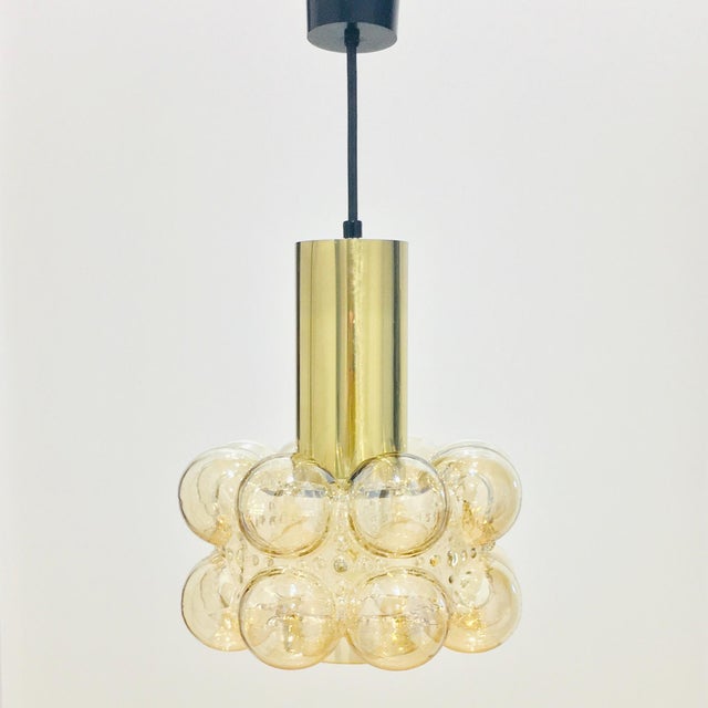 Mid-century modern pendant/ceiling light designed by helena tynell for limburg (germany, 1960s). High quality...
