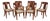 Set of 6 Baker Cherry Regency Style Dining Chairs For Sale