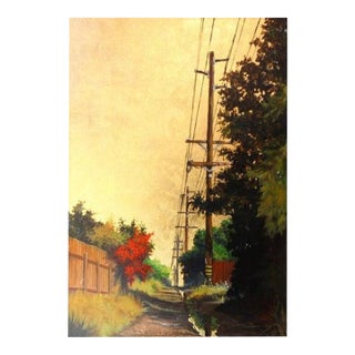 Duke Windsor, Impressionistic Cityscape Acrylic Painting, "Dallas & Jackson No. 6" For Sale