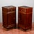 Brown Late 19th Century Wooden Bedside Tables, Set of 2 For Sale - Image 8 of 10