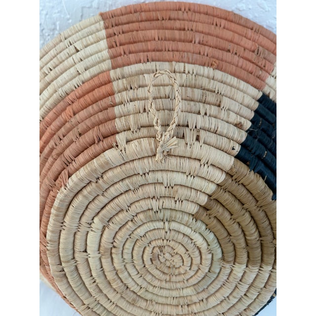 Vintage African Earthtone Coil Basket For Sale In West Palm - Image 6 of 6