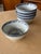 1990s Early Chinese Translucent Rice Grain Dragon Pattern Jindezhen Wan Yu Mark Bowls - Set of 5 For Sale - Image 4 of 8