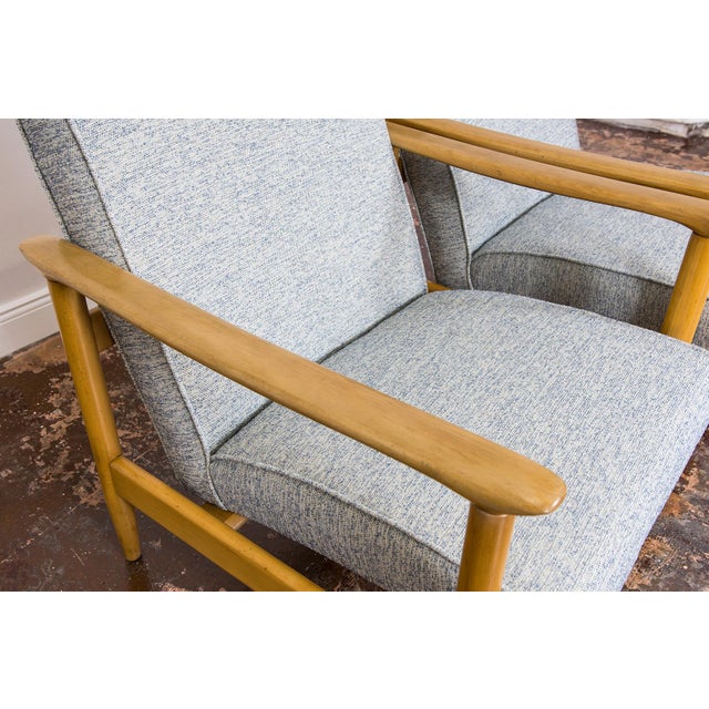 Vintage GFM 142 Chairs by Edmund Homa for GFM, Poland, 1960s, Set of 2 For Sale - Image 14 of 16