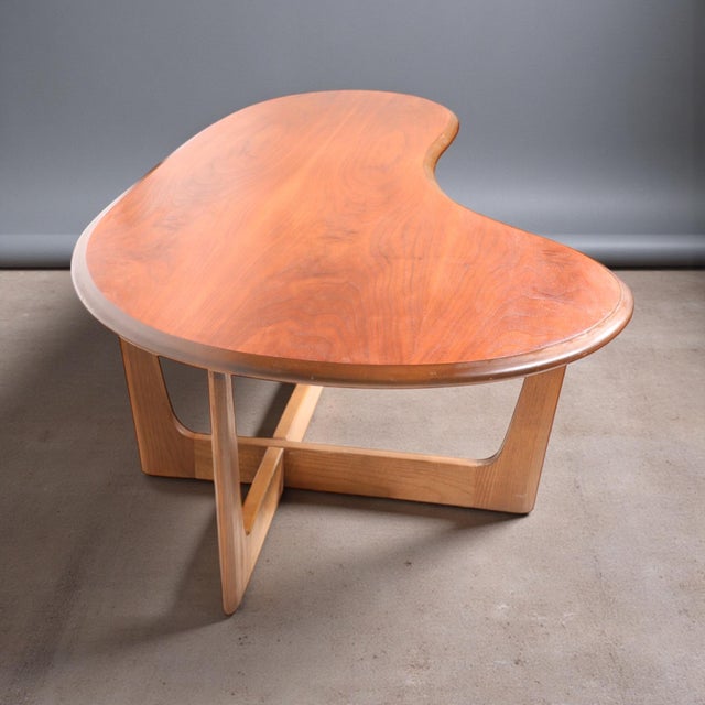 Mid Century Amoeba Form Coffee Table For Sale - Image 11 of 13