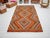 Farmhouse Handmade Turkish Kilim Rug Diamond Pattern Area Rug - 4'9" X 7'7" For Sale - Image 3 of 18