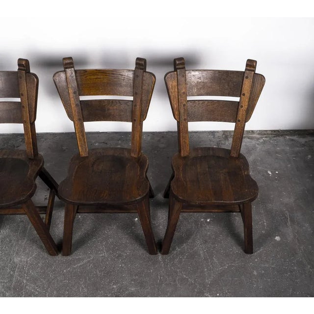 Oak Dining Chairs, 1960s, Set of 4 For Sale - Image 13 of 18
