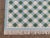 Textile Handmade Cotton Vegetable Dyed Checked Gingham Rug in Sky Blue With Cream and Forest Green - 6x9 For Sale - Image 7 of 11