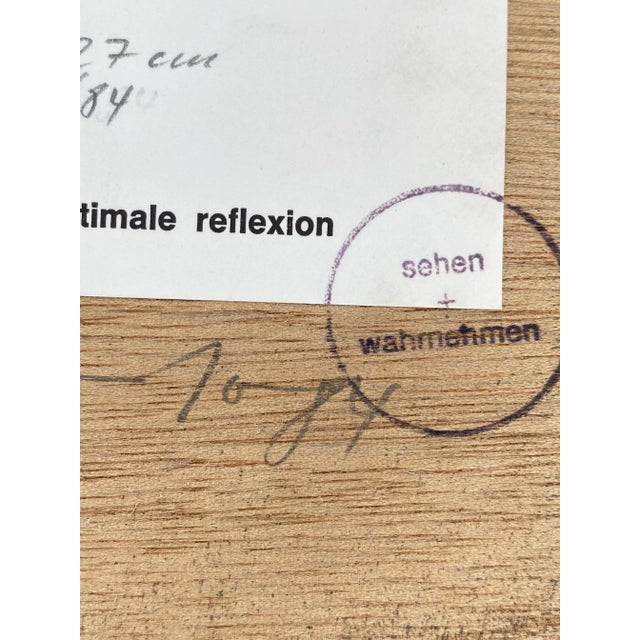 Silver Deformed Mirror-Glass Art Object G-Kk-78 / Goslar Convex/Concave by Victor Bonato, Germany, 1978 For Sale - Image 8 of 9