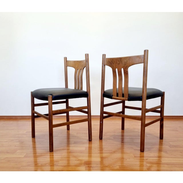 1960s Mid-Century Modern Scandinavian Dining Chairs, 1960s, Set of 4 For Sale - Image 5 of 12