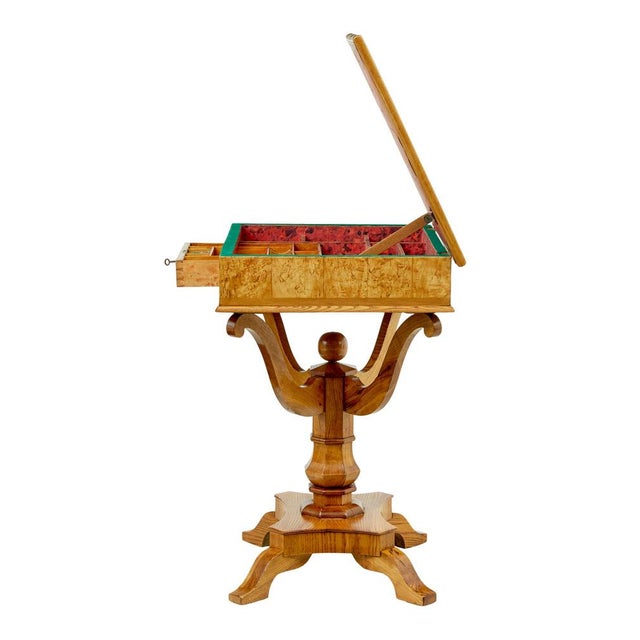 19th century scandinavian burr birch and elm occasional table circa 1870. we are pleased to offer this fine quality...