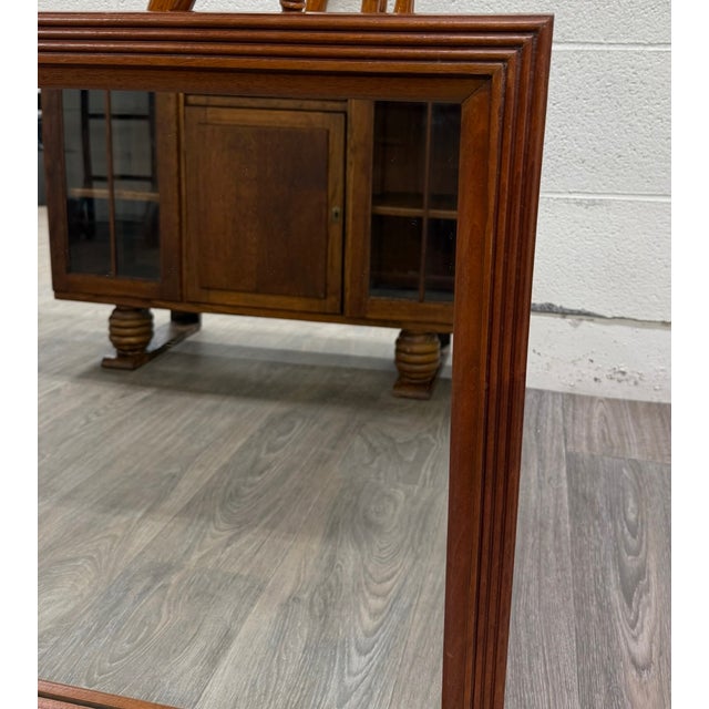 Late 20th Century Vintage Traditional Wall Mirror With Molded Frame For Sale - Image 5 of 6
