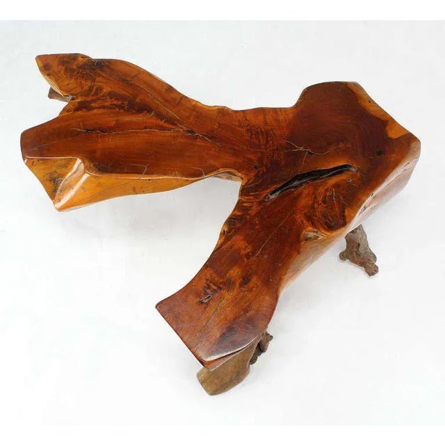 Organic Modern Driftwood Coffee Table For Sale - Image 6 of 11