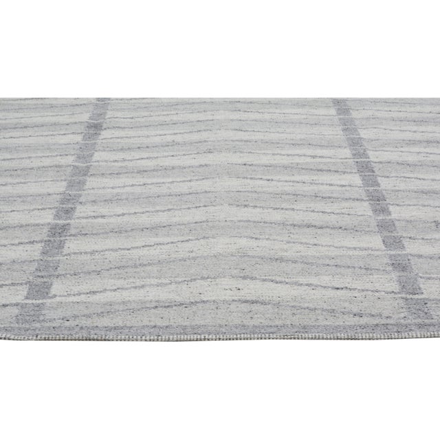 Scandinavian Flatweave Kilim Wool Rug, 8'3"x10' For Sale - Image 4 of 6