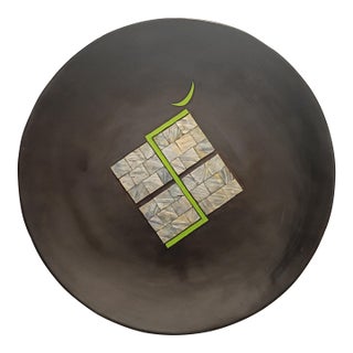 "Intervention No. 26: Total Eclipse" – 31" Monumental Sculptural Bamboo Disk For Sale