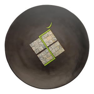 "Intervention No. 26: Total Eclipse" – 31" Monumental Sculptural Bamboo Disk