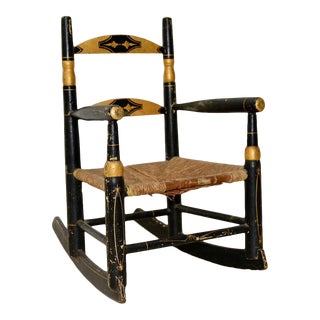 Antique Doll Rocking Chair c.1890s For Sale