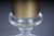 Hollywood Regency Gilt Acrylic Goblet Vase For Sale - Image 4 of 11