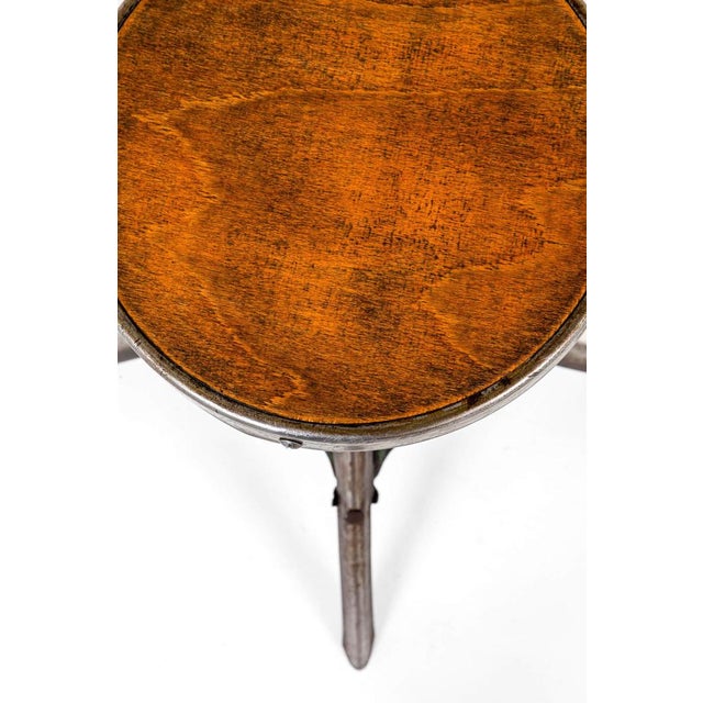Brown Industrial Stool by the Evertaut Company For Sale - Image 8 of 9