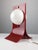 Red Red Acrylic Area Type Table Lamp attributed to Neal Small, 1960s For Sale - Image 8 of 10