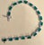 9 Carat Emerald Cut Emerald and Diamond Tennis Bracelet 14 Karat White Gold For Sale - Image 4 of 8