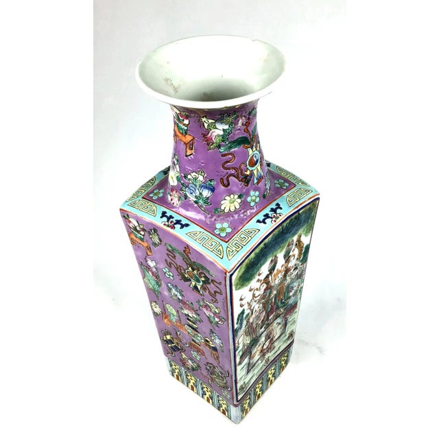 This Vase used to be a lamp that used to be a vase. Hence the small chip on the top of the mouth of the vase and the hole...