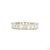 Metal 5.28 Carat Princess Cut Diamond Gold Ring, Size 6.5 For Sale - Image 7 of 9