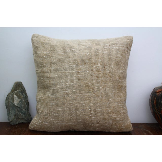 Mid-Century Modern Turkish Kilim Decorative Pillow Cover - 20"x20" For Sale - Image 3 of 13