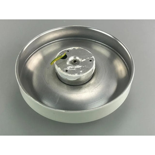Object: wall lamp Manufacturer: Condition: good - vintage Age: around 1960-1970 Dimensions: Diameter = 25cm Height = 8cm...