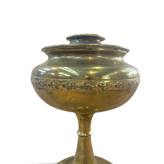 Art Nouveau Gilt Brass Incense Burner, 1910 For Sale - Image 5 of 13